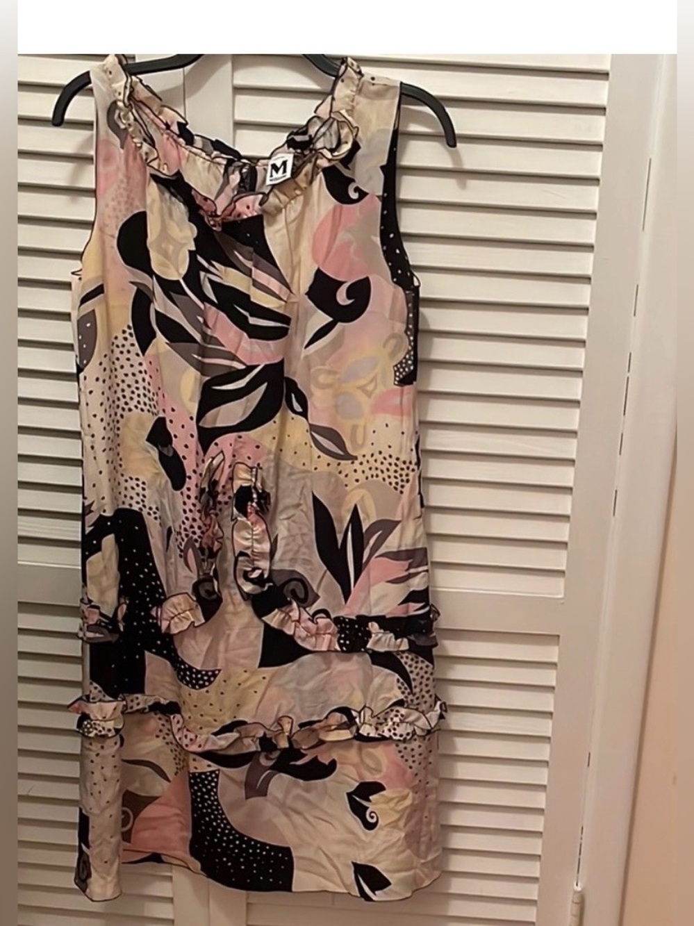 Missoni Tan H Sheath midi Dress silk made in Italy